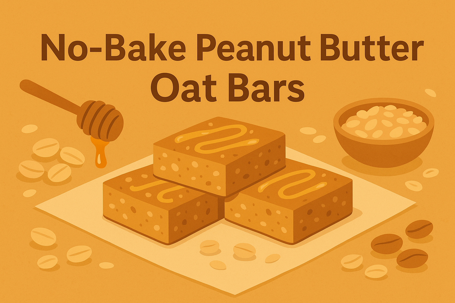 No-Bake Peanut Butter Oat Bars
