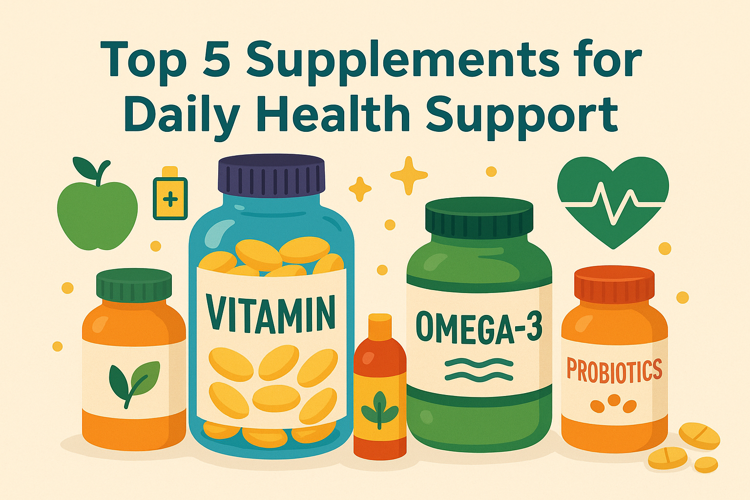 Top 5 Supplements for Daily Health Support